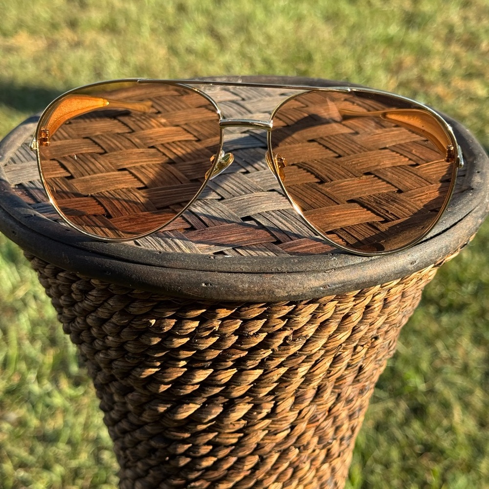 Classic Gold Aviator Sunglasses